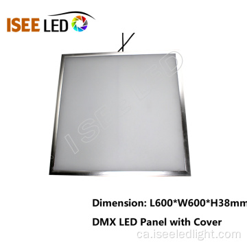 Llum de panell LED DMX RGB de 600 mm